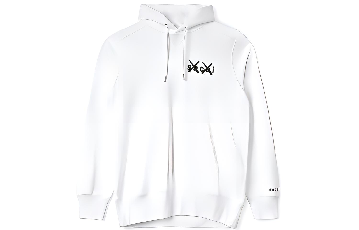 

Толстовка с вышивкой KAWS X Sacai, белый