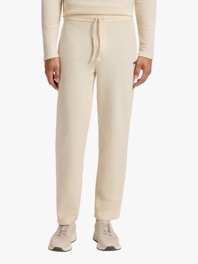 

Брюки для пижамы BOSS из хлопковой смеси с кулиской HUGO BOSS, Open White