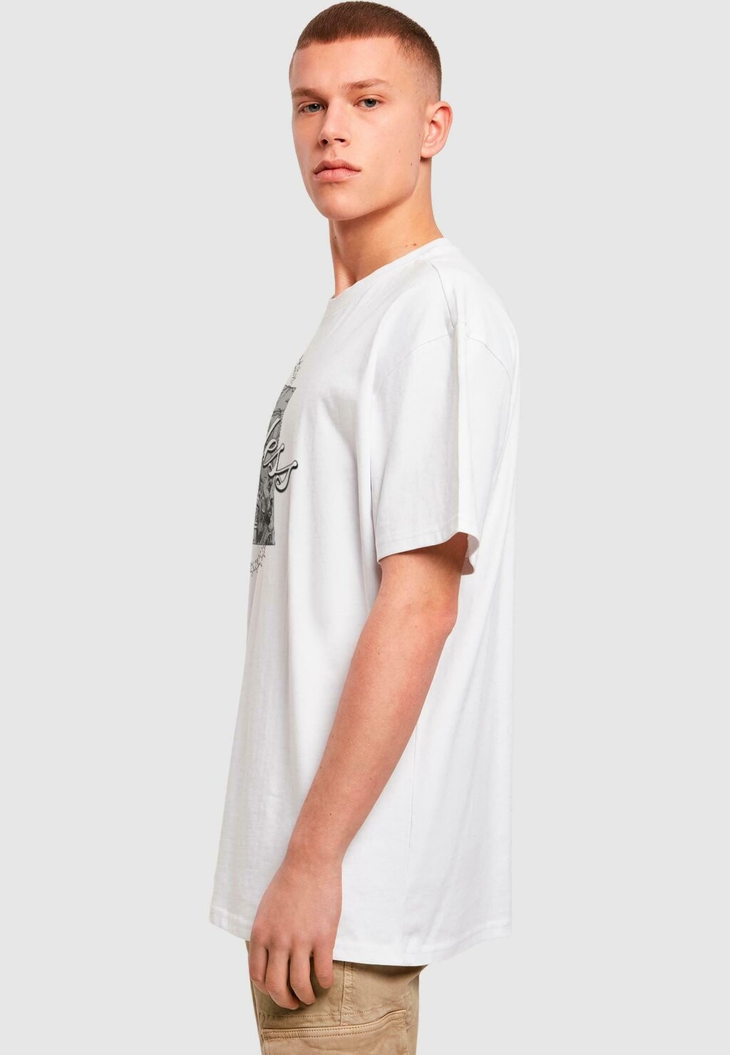 

Футболка с принтом FEARLESS LEGEND HEAVY OVERSIZE TEE Upscale by Mister Tee, белый