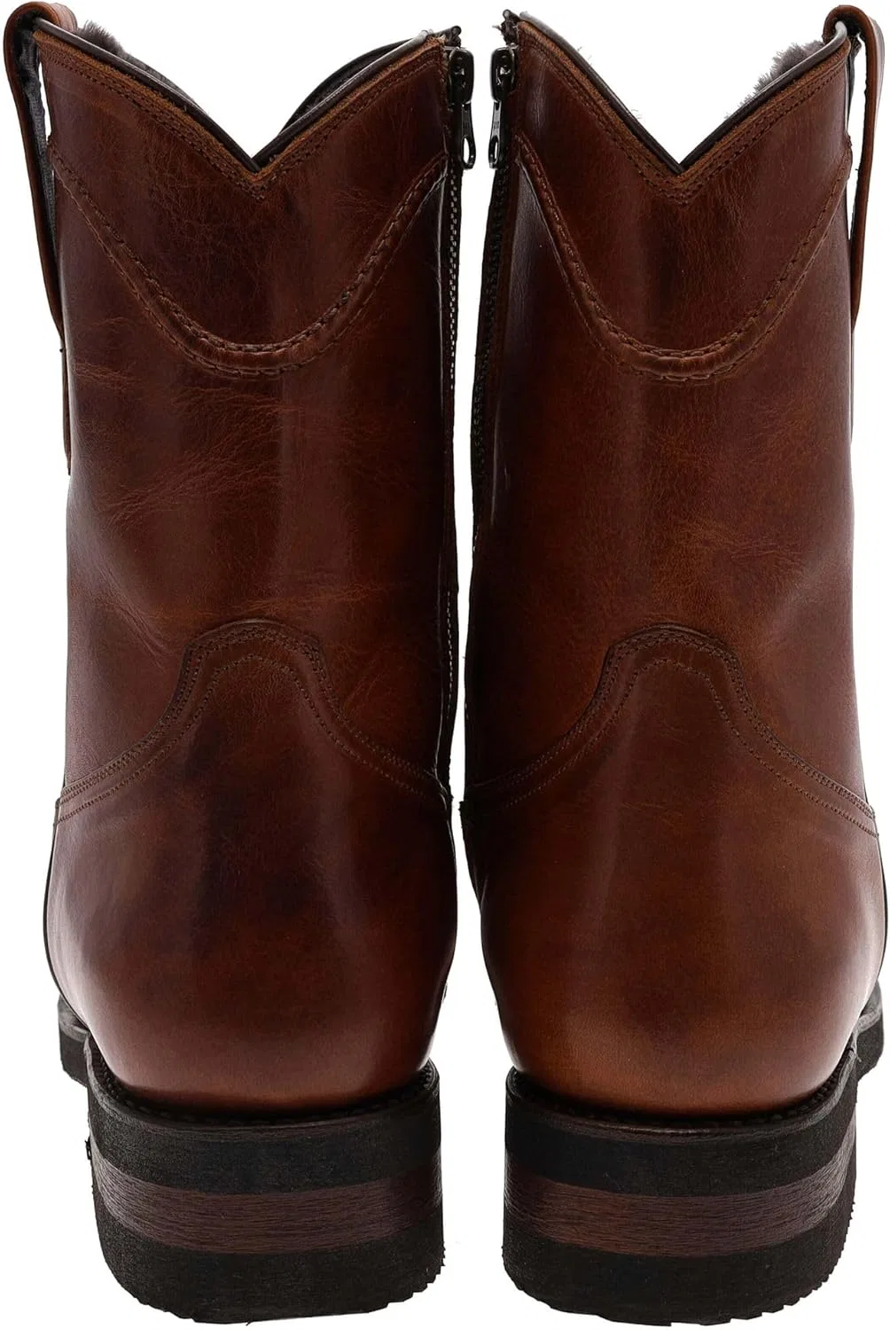 FB Fashion Boots CURT MERINO Мужские коричневые кожаные ковбойские ботинки — фото 3