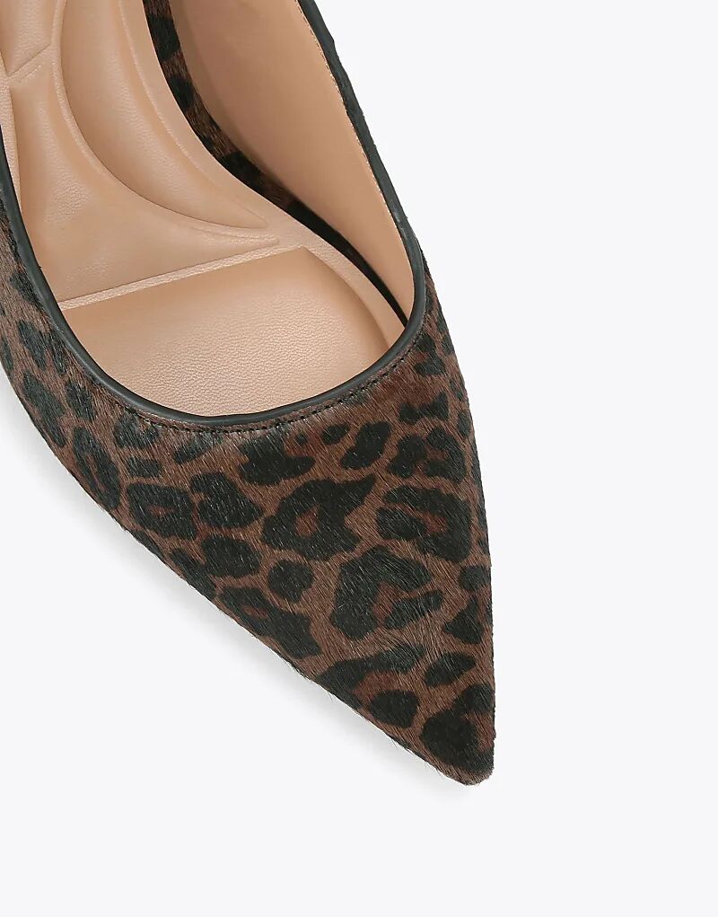 Туфли на каблуке Carvela Pompeii черно-коричневого цвета — фото 3