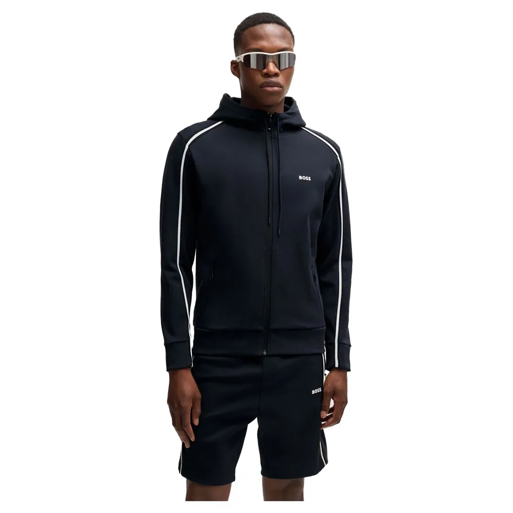 

Толстовка BOSS Saggy 1 full zip, черный