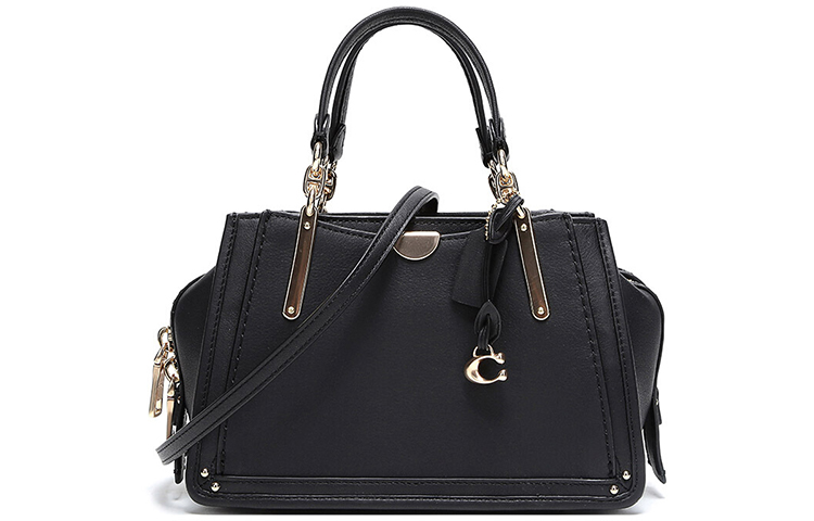 

COACH Кожаная портативная сумка кроссбоди, маленькая женская сумка через плечо black