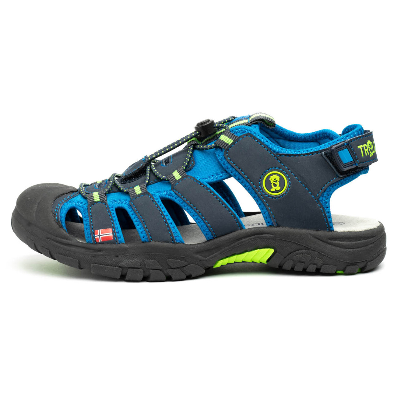 

Сандалии Trollkids Kid's Kvalvika Sandal, цвет Navy/Viper Green