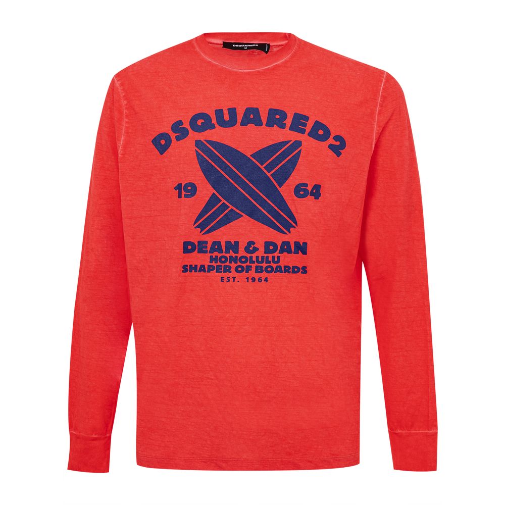 

Мужская футболка из хлопка Dsqua² DSquared, красный