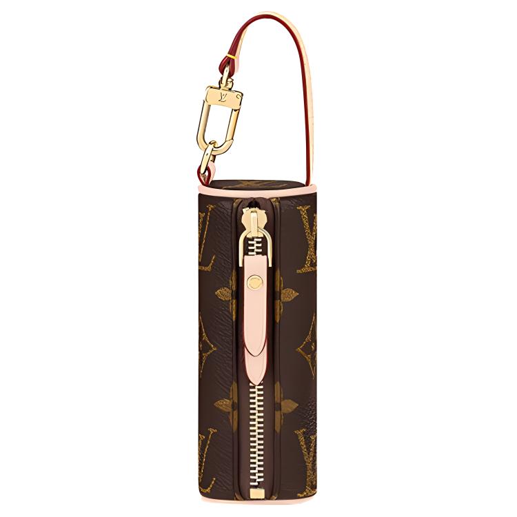 

Папийон Кожаная Тканевая Сумка Мини Женская Коричневая LOUIS VUITTON