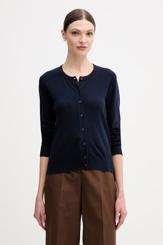 

Хлопковый кардиган United Colors of Benetton, темно-синий