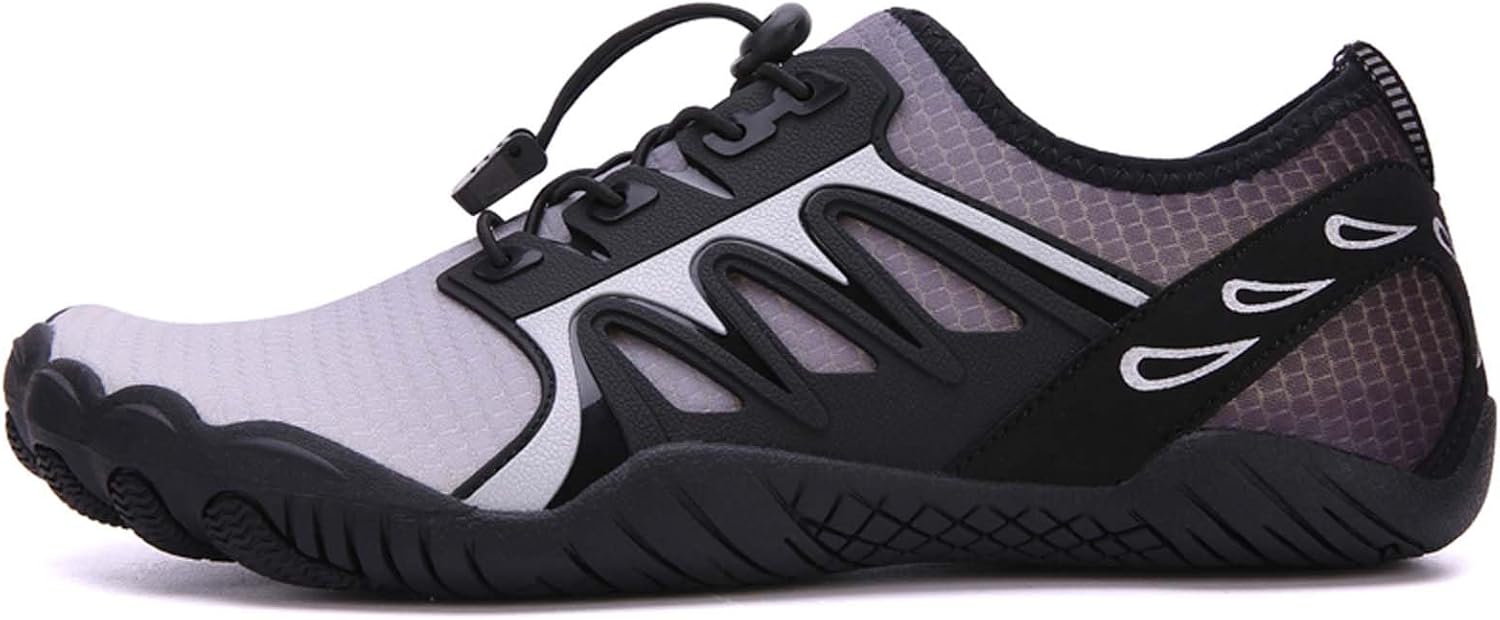 

Походные кроссовки для женщин и мужчин, дышащие, нескользящие, с минимальным перепадом высоты подошвы, с широким носком, разработанные для ходьбы, бега, плавания и водных видов спорта Canbebig, черный