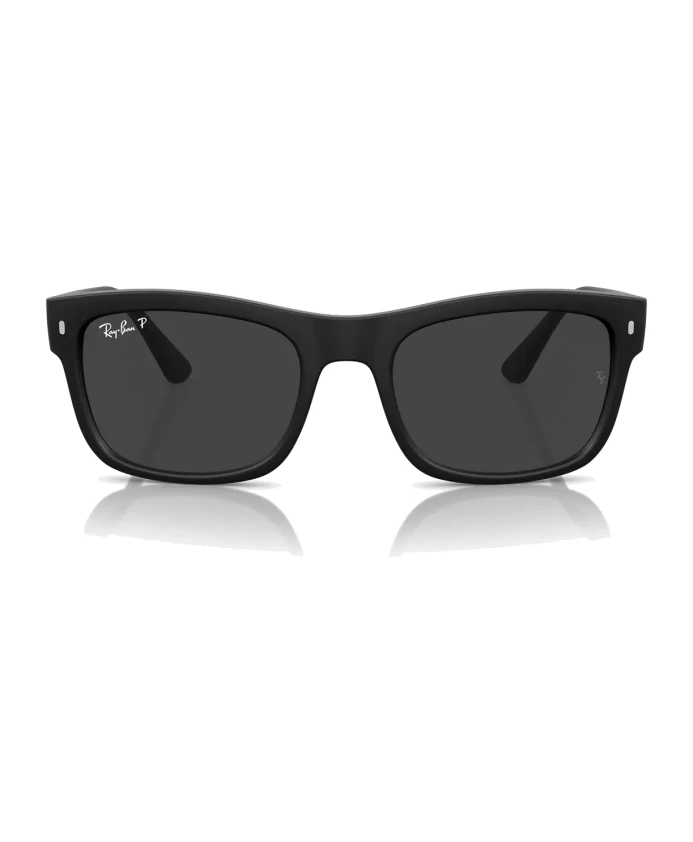 

Прямоугольные поляризованные солнцезащитные очки RB4428 Ray-Ban, черный