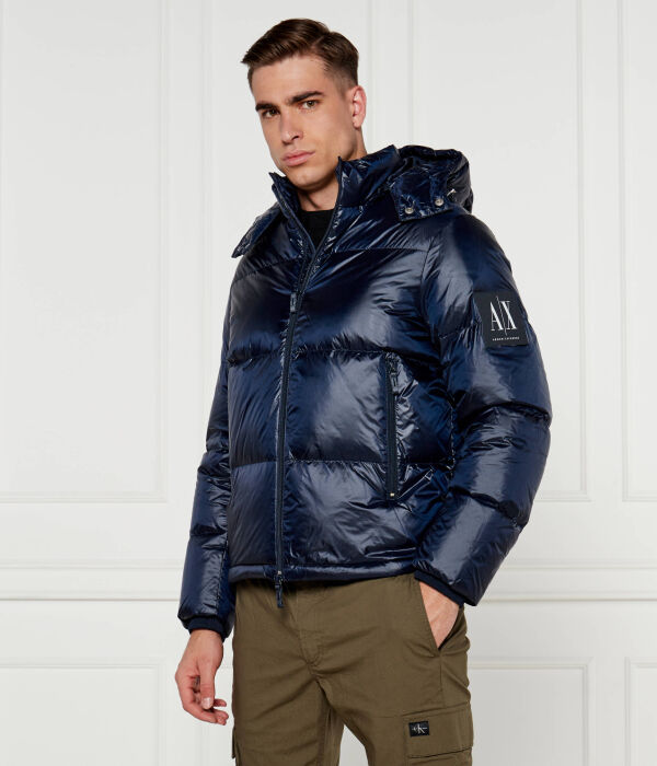 

Пуховик Regular fit Armani Exchange, синий