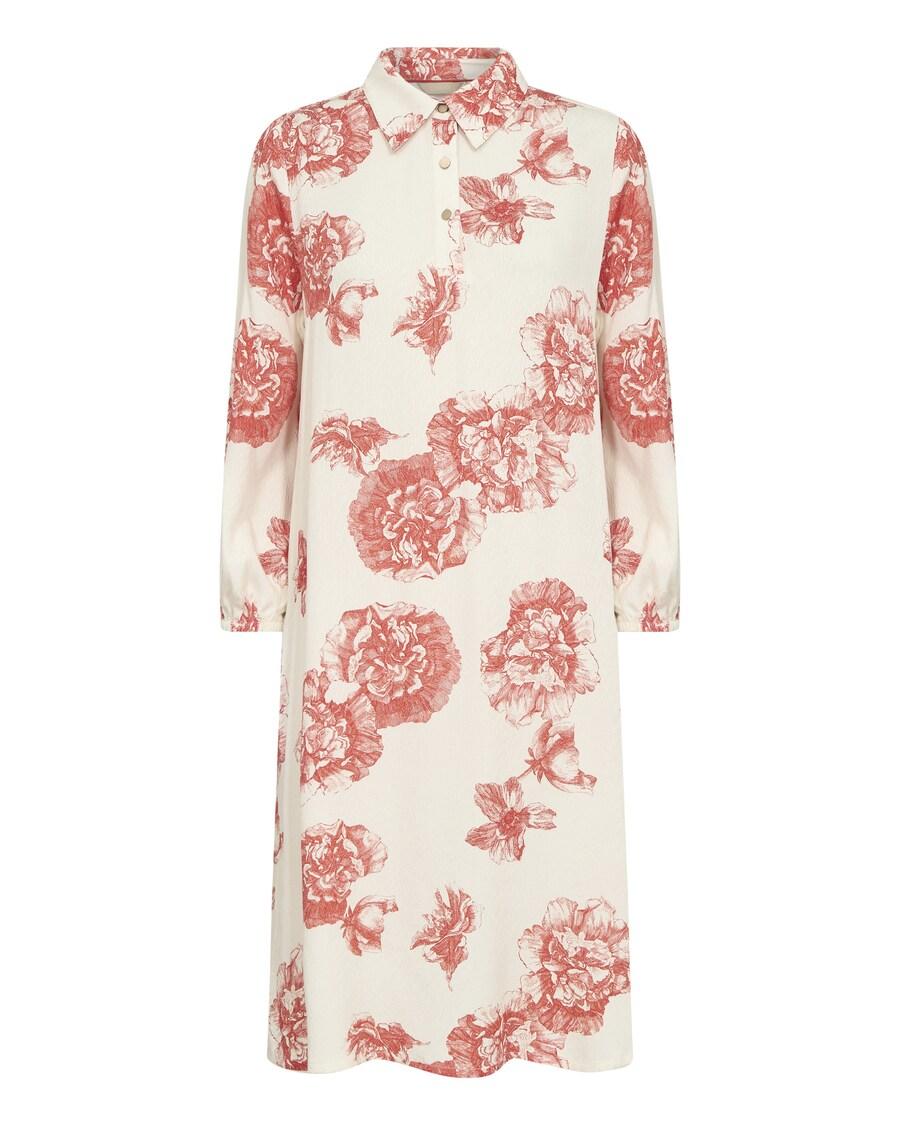 

Мини платье CULTURE, Orange/Egg shell