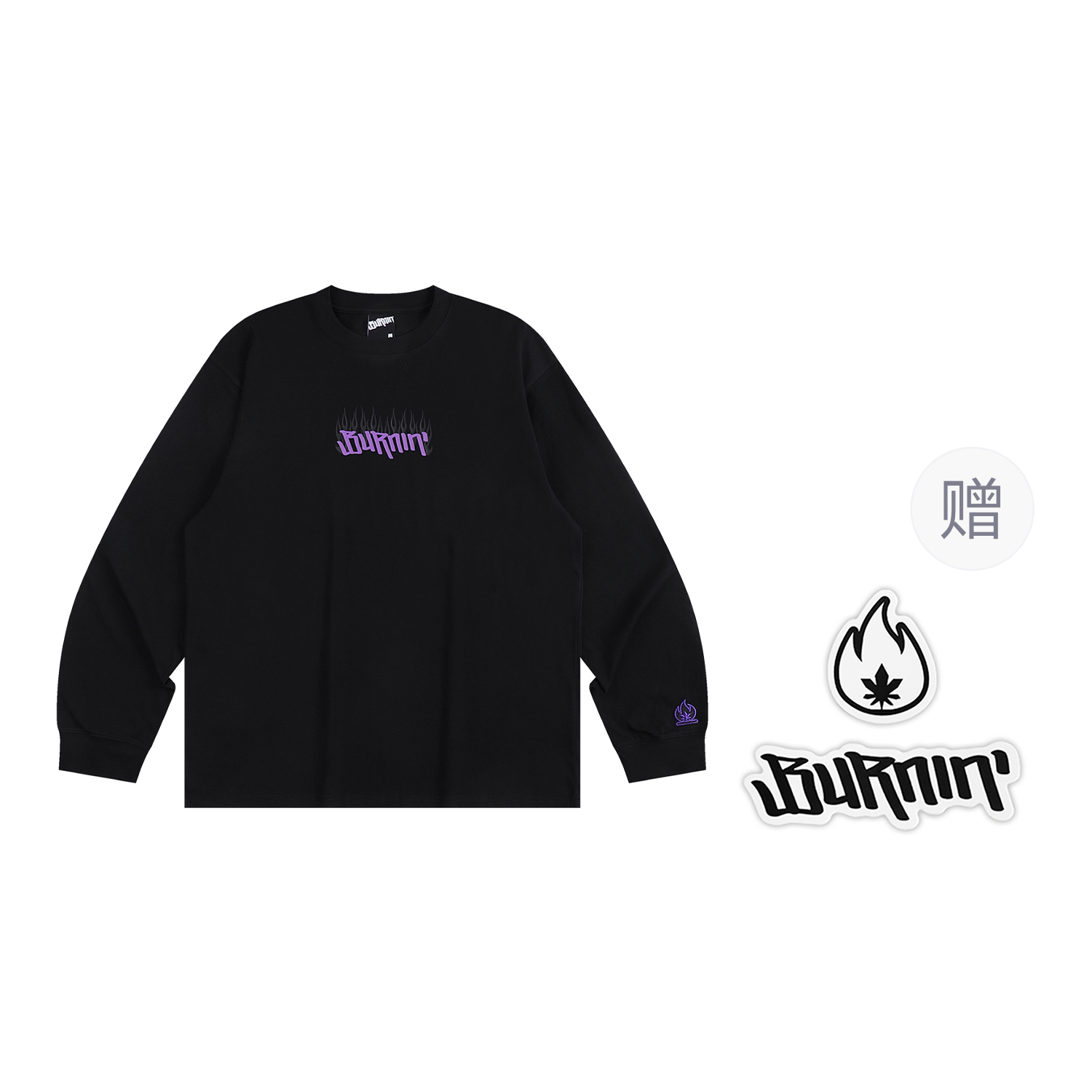 

Футболка унисекс BURNIN, белая с красным