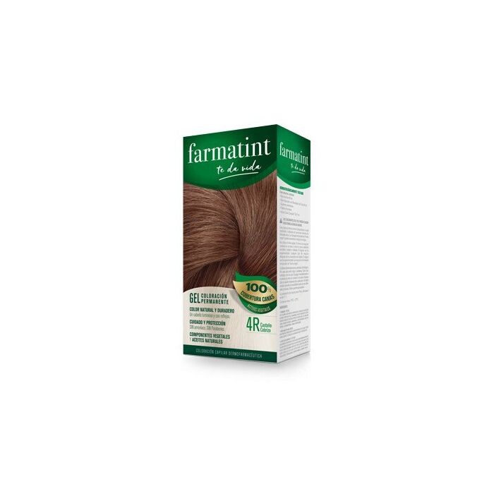 

Краска для волос Tintes Farmatint, 4R Castaño Cobrizo