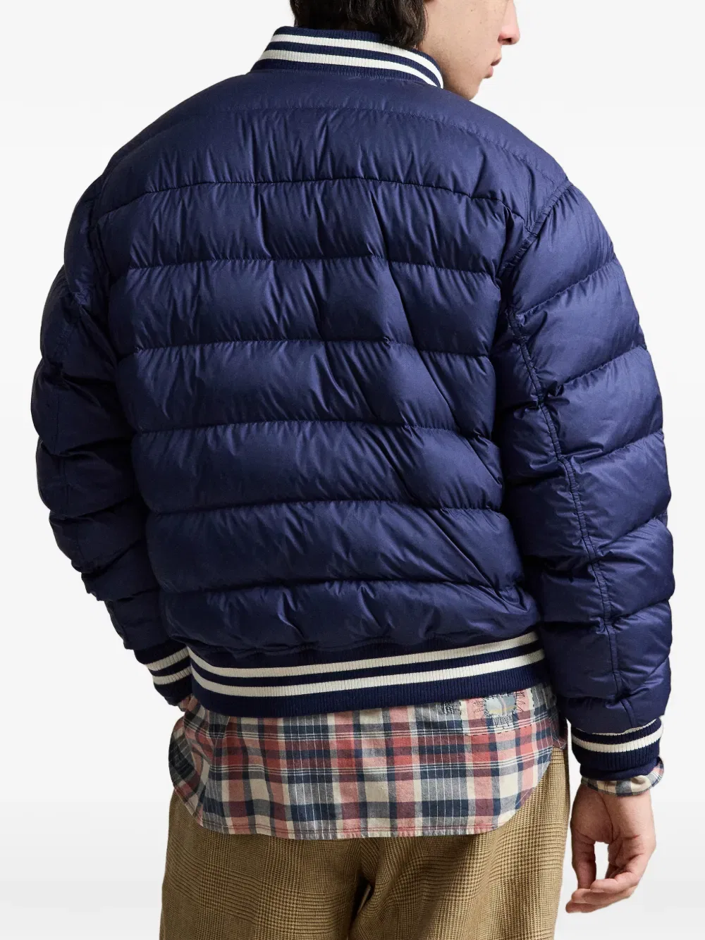 Стеганая куртка-бомбер Polo Ralph Lauren, синий — фото 4