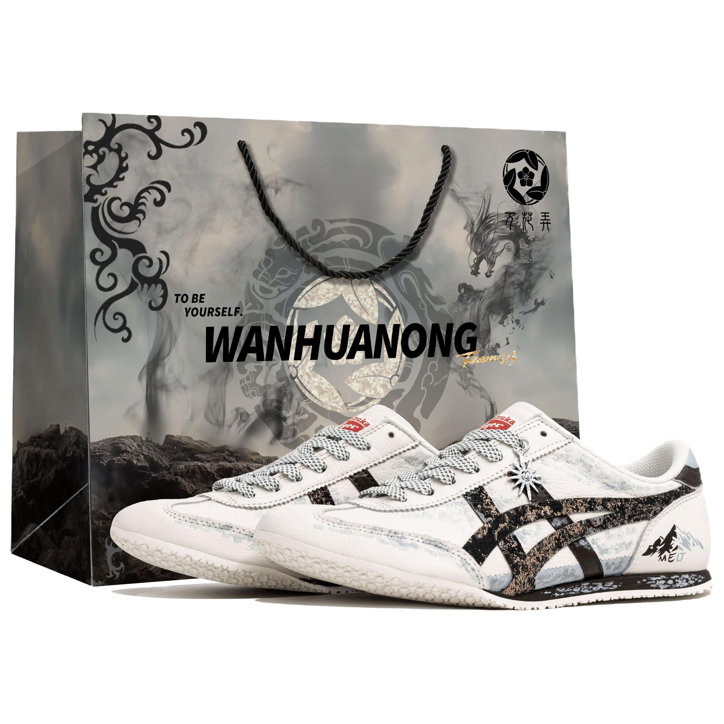 

Machu Racer Wan Hua Rong, Melt, Shopping Bag - износостойкие, дышащие низкие повседневные кроссовки унисекс Onitsuka Tiger, серый белый синий