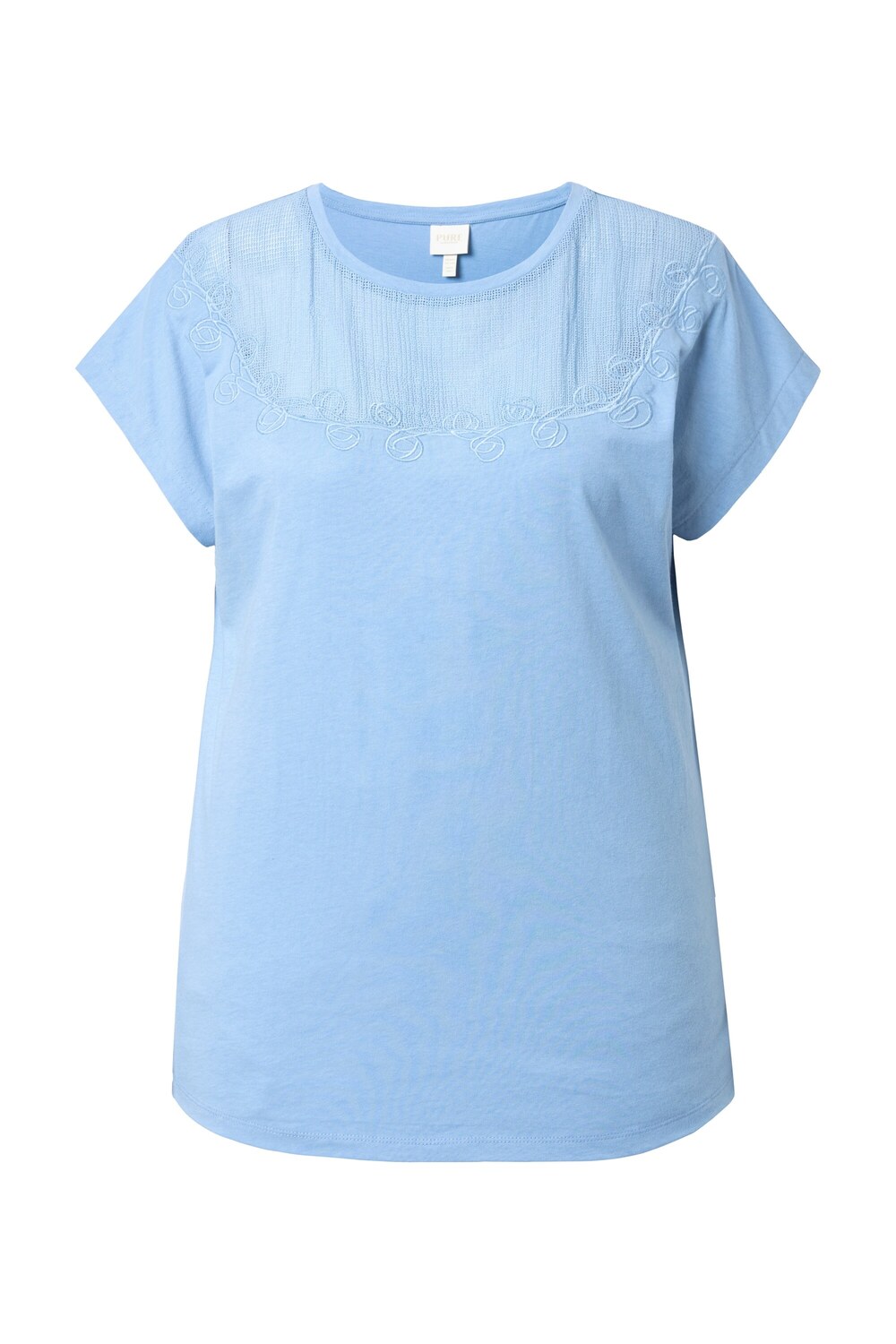 

Ulla Popken Футболка в светло-голубом цвете, Синий, Ulla Popken Футболка в светло-голубом цвете