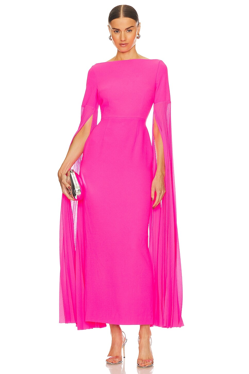 

Платье макси SOLACE London Grace, цвет Hot Pink