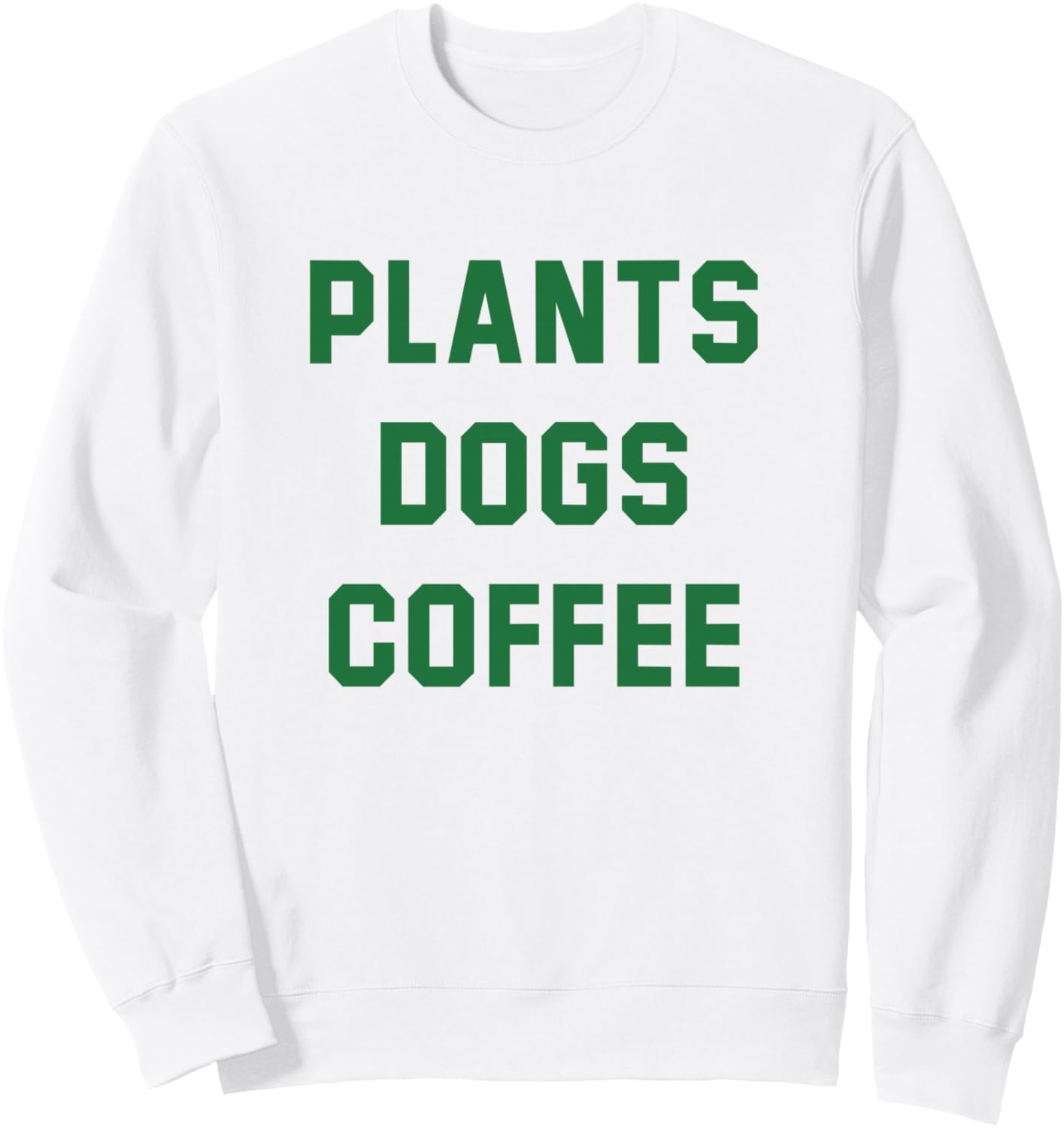 

Растения, собаки, кофе - Толстовка для любительниц растений, мамочек и мам собак, любящих кофе Plant Lover & Dog Mama Styles, белый
