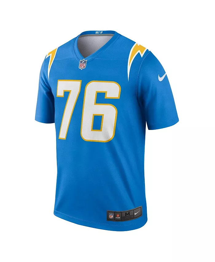 Мужская джерси Joe Alt в пудрово-голубом цвете Los Angeles Chargers, коллекция Team Legend, серия Player Performance Nike — фото 3