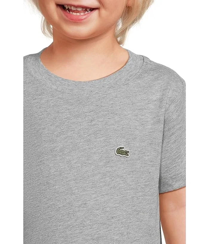 Футболка хлопковая Core Tee Lacoste Kids, Argent Chine Heather — фото 3