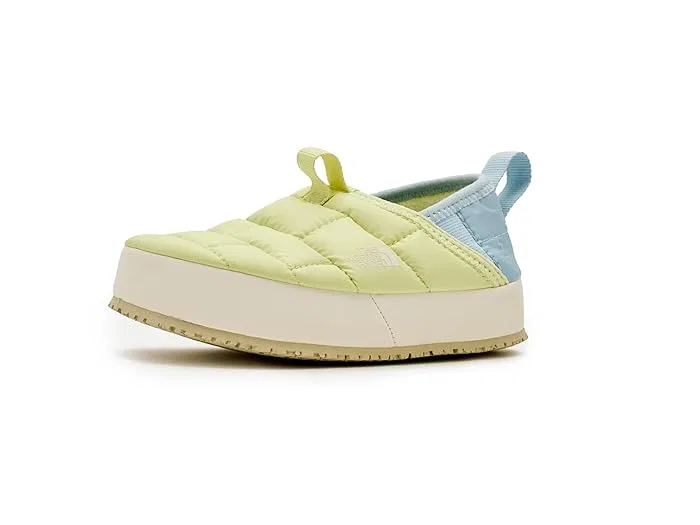 Тапочки ThermoBall Traction Mule II The North Face Kids, Lemon Mist/Polar Haze — фото 2