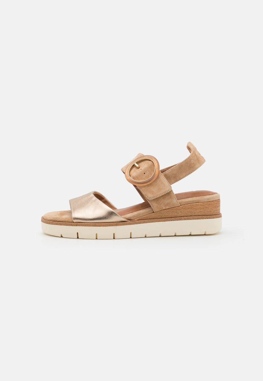 Босоножки на танкетке Platform sandals Tamaris, бежевый