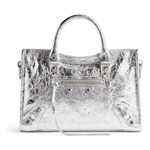 

Сумка le city small bag metallized 'silver' Balenciaga, серебряный