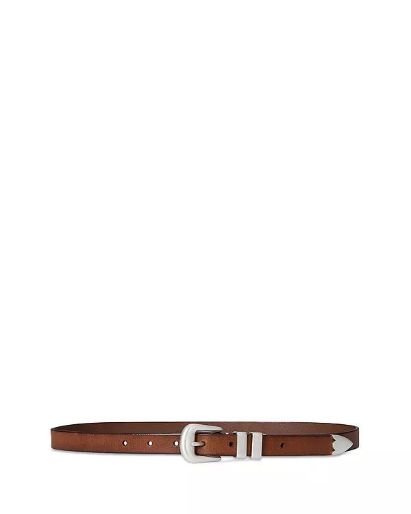 

Ремень из состаренной кожи в западном стиле Ralph Lauren, коричневый