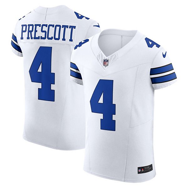 

Мужская футболка Dallas Cowboys Vapor FUSE Elite белого цвета Dak Prescott Nike