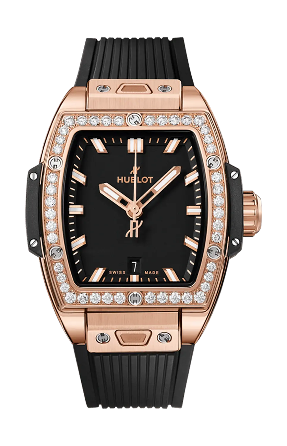 

Часы Hublot Spirit of big bang king gold diamonds из золота с бриллиантами 32 мм