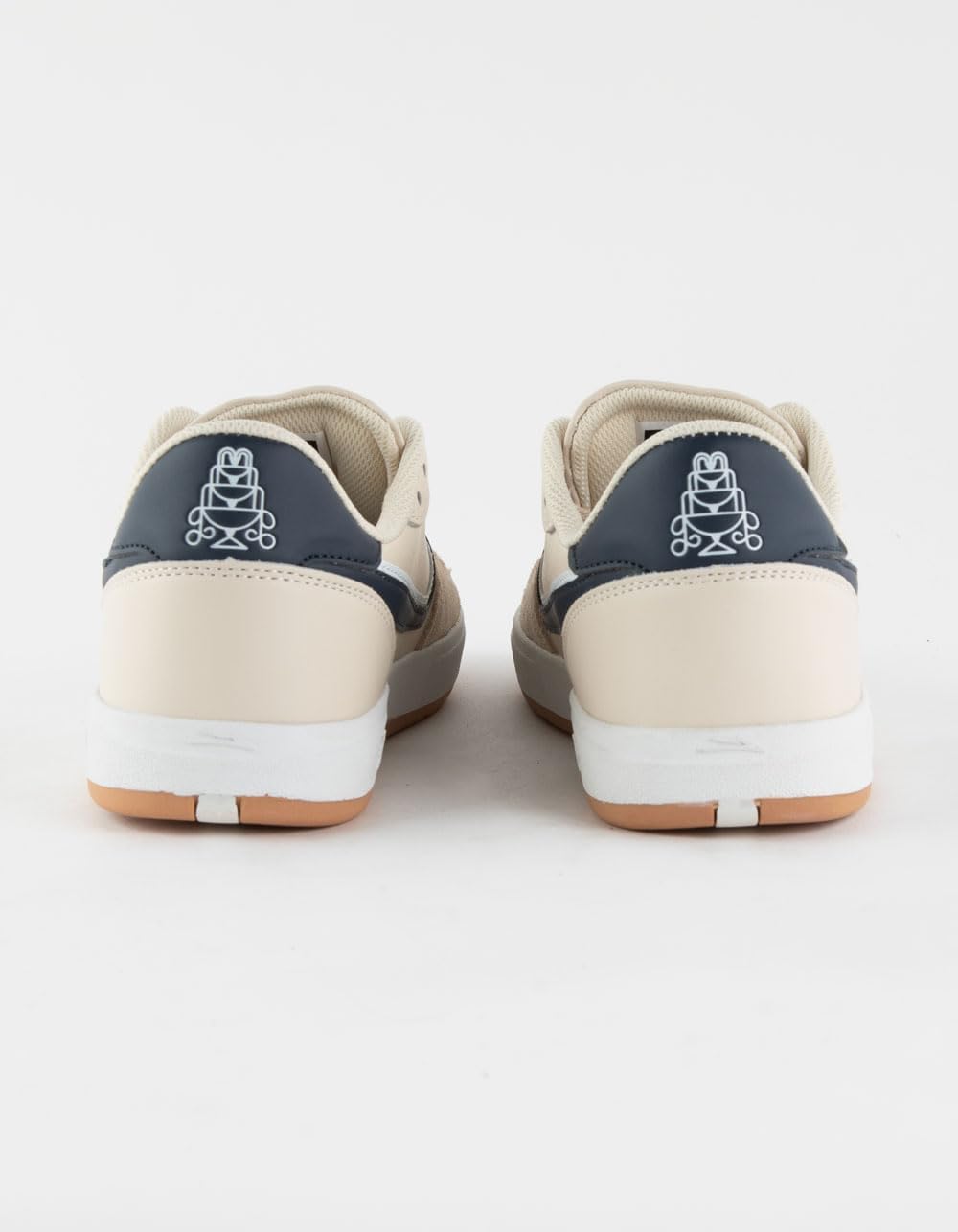 Мужские скейтерские кроссовки Lakai Telford Low - классические низкие кеды, синий/кремовый — фото 3