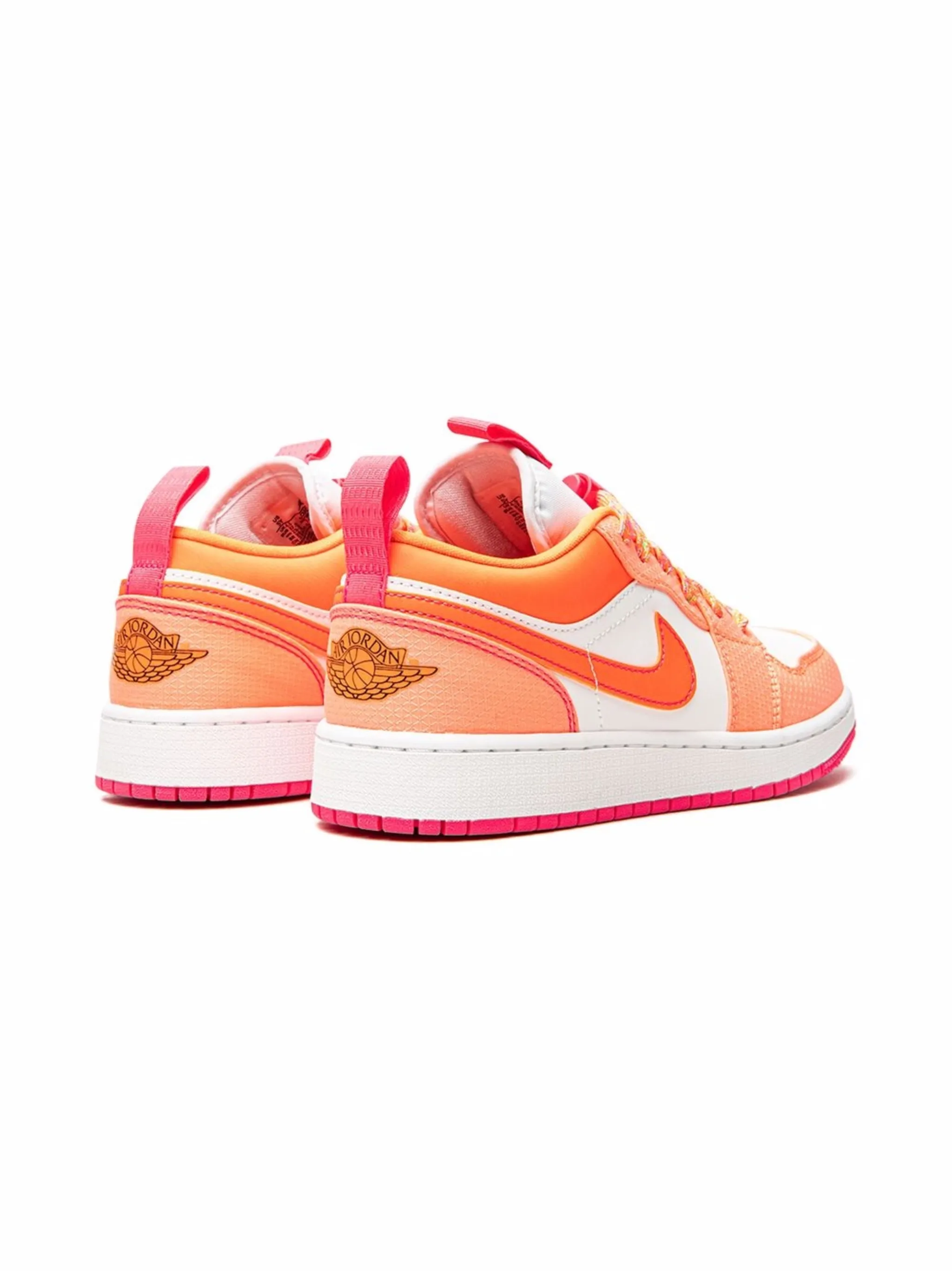 Кроссовки Air Jordan 1 Low Utility Jordan Kids, оранжевый — фото 3