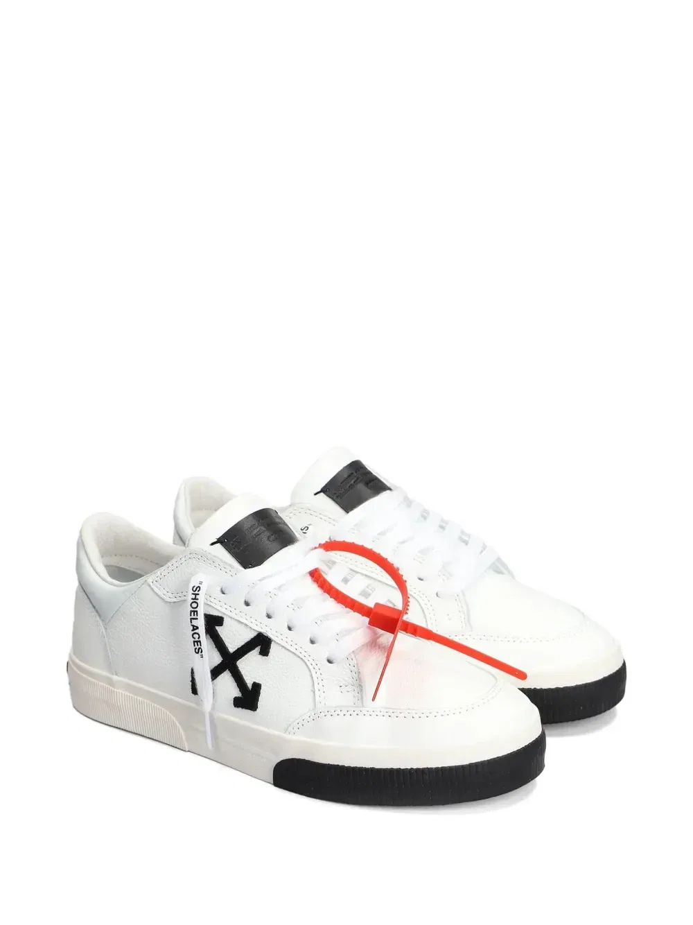 Кроссовки на шнуровке с деталями в виде стрелы OFF-WHITE, белый — фото 2