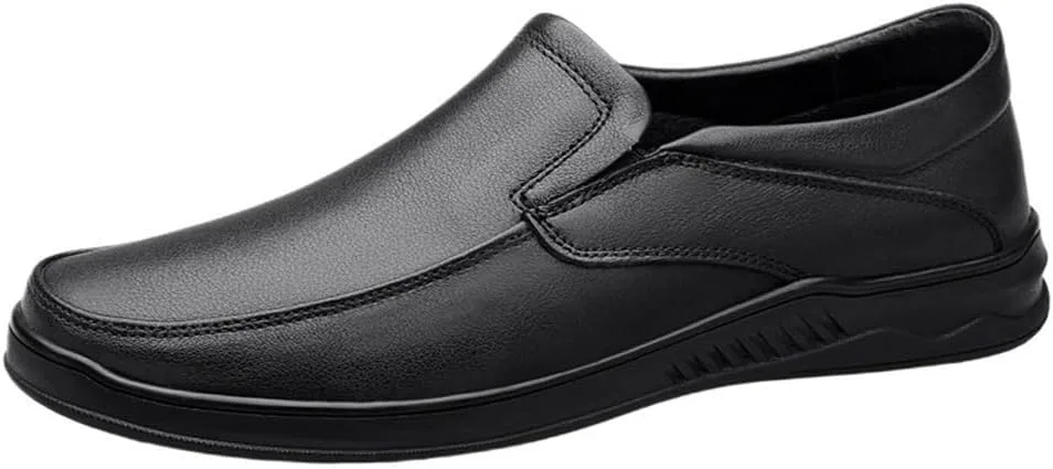 Лоферы мужские кожаные, Black UOPYNE
