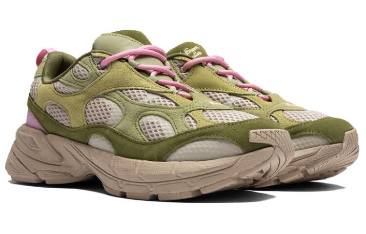 Мужская обувь Puma Lifestyle, Бежевый/Зеленый — фото 2