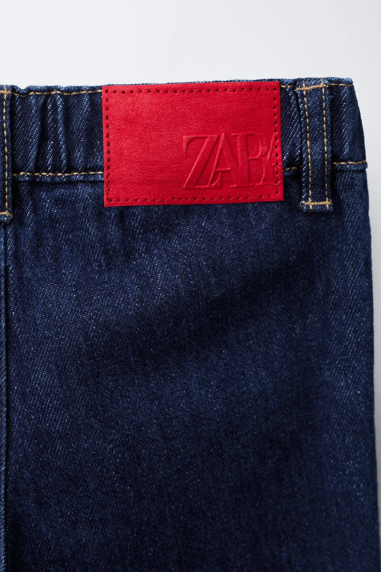 Кюлоты с волнистыми карманами Zara, синий — фото 4