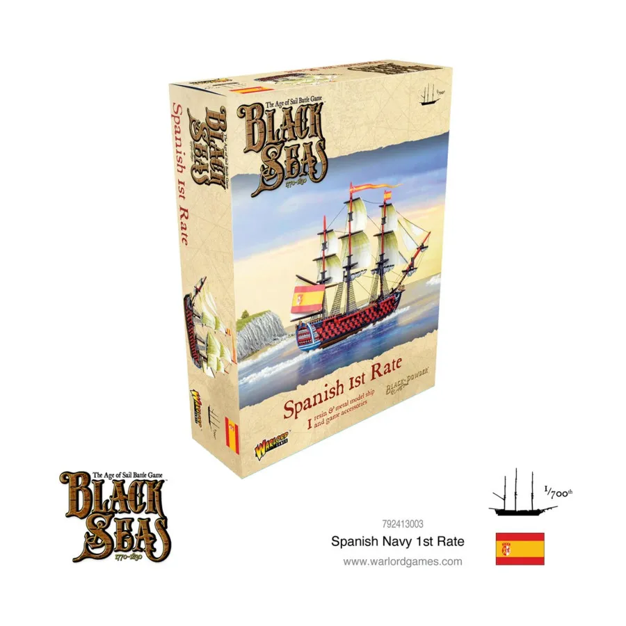 

1-й ранг ВМС Испании, Black Seas (1/700)