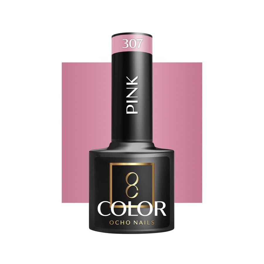 

OCHO NAILS Гибридный лак для ногтей розовый 307 -5 г Active Shop