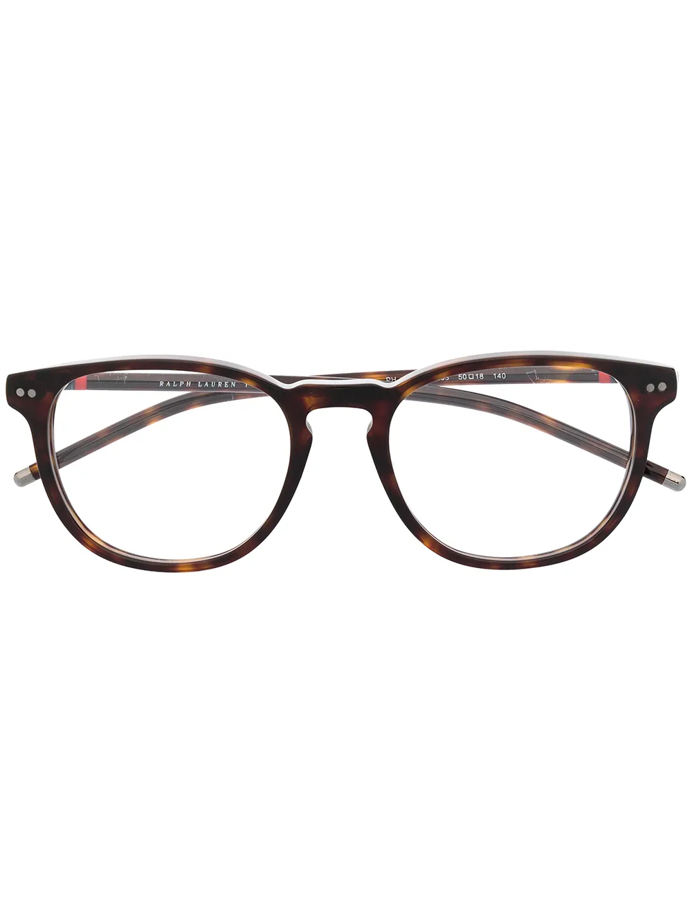 

Очки в круглой оправе черепаховой расцветки Polo Ralph Lauren, коричневый