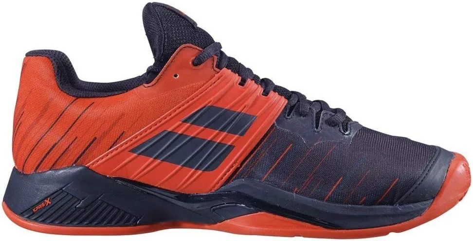Мужские теннисные кроссовки Babolat Propulse Fury для пехотинцев, черный/красный — фото 2