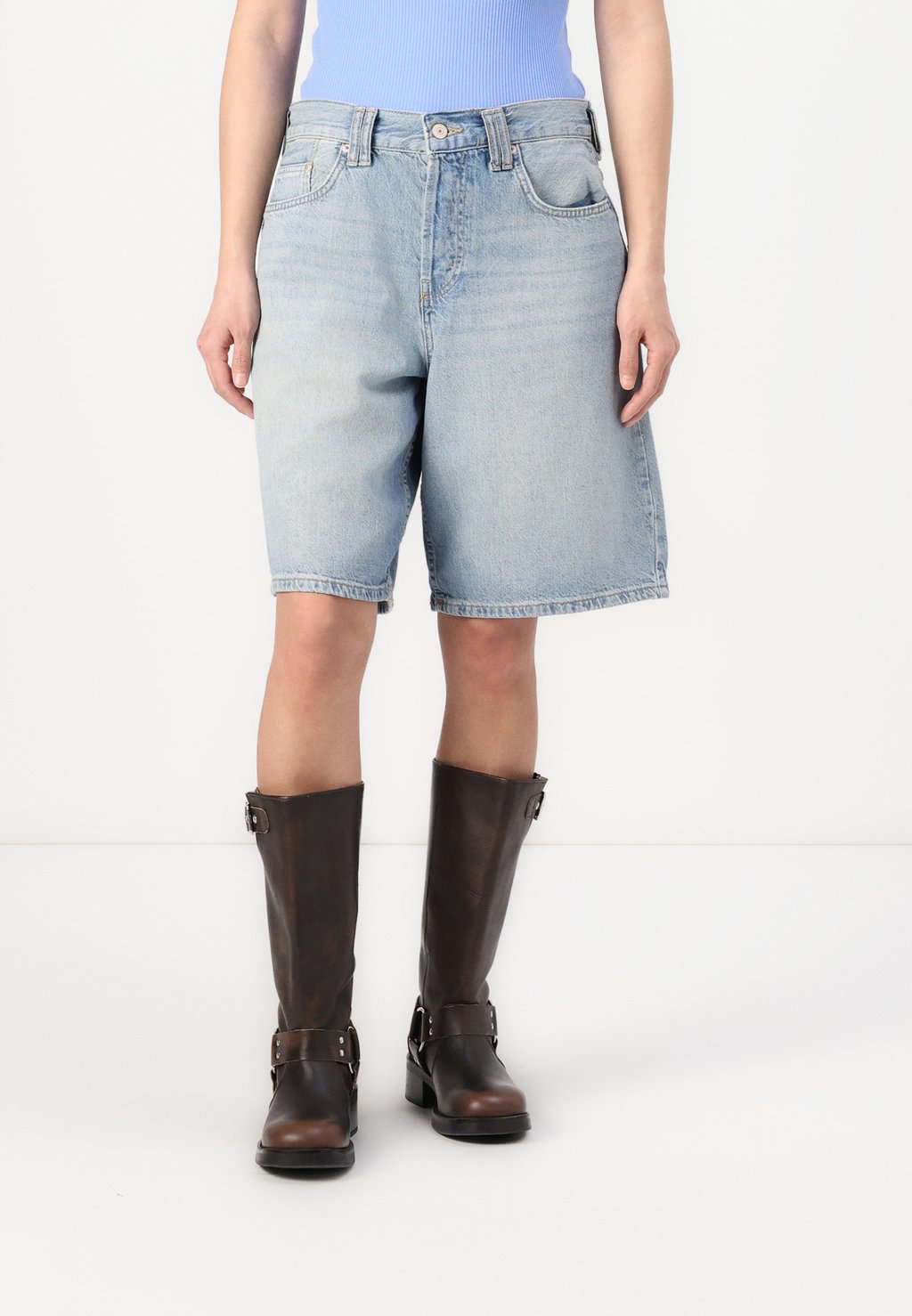 

Джинсовые шорты MONTANA Free People, синий