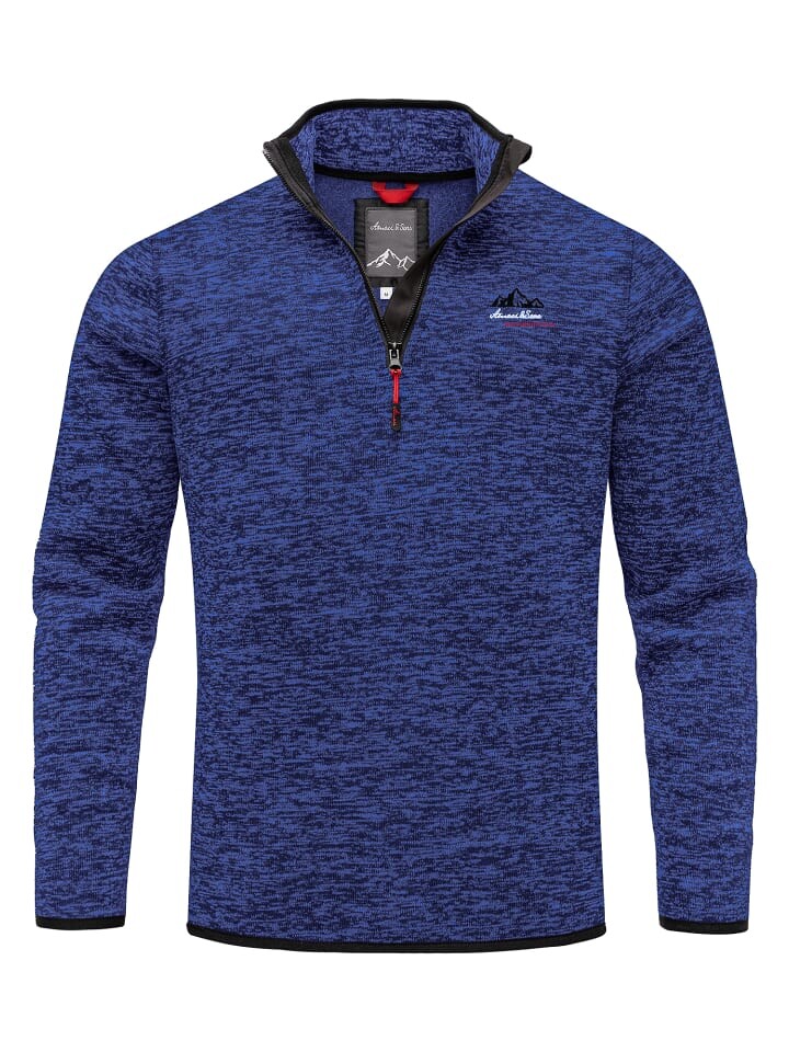 

Толстовка Amaci&Sons Fleecejacke AMES, цвет Navyblau