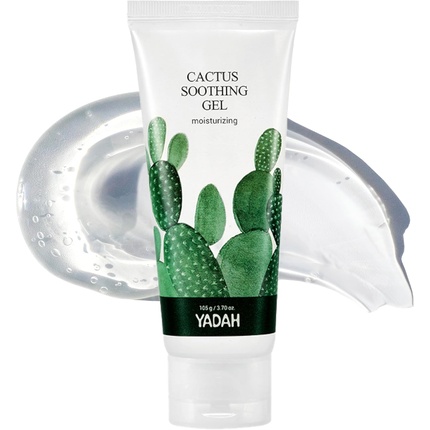 

Успокаивающий гель Cactus 3,7 жидких унций, увлажняющий веганский крем Yadah