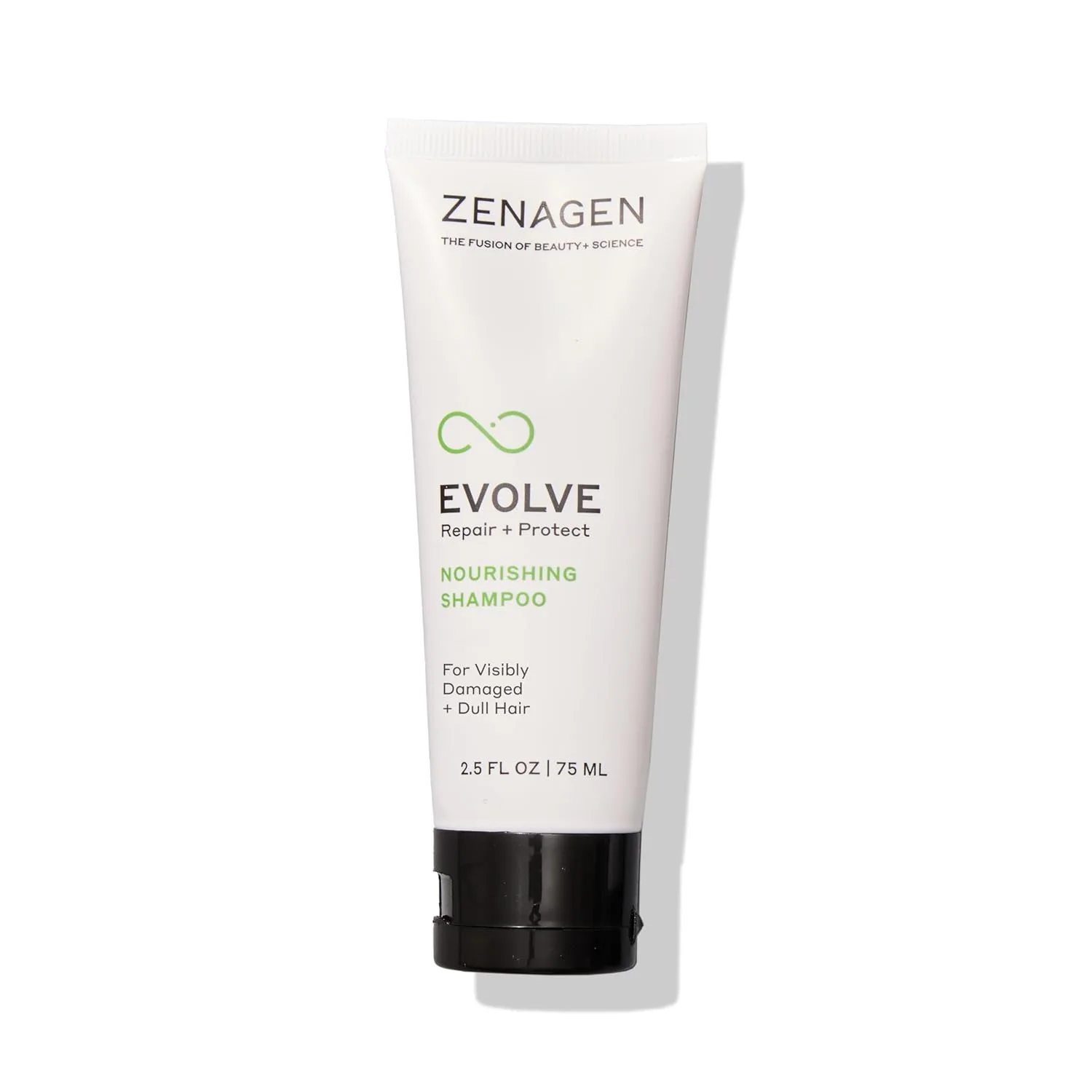ZENAGEN Evolve Repair + Protect Nourishing Shampoo (Unisex) - восстанавливает и укрепляет поврежденные волосы, способствует увеличению объема, на растительной основе, безопасен для окрашенных волос, веган, для всех типов волос 70.88 г