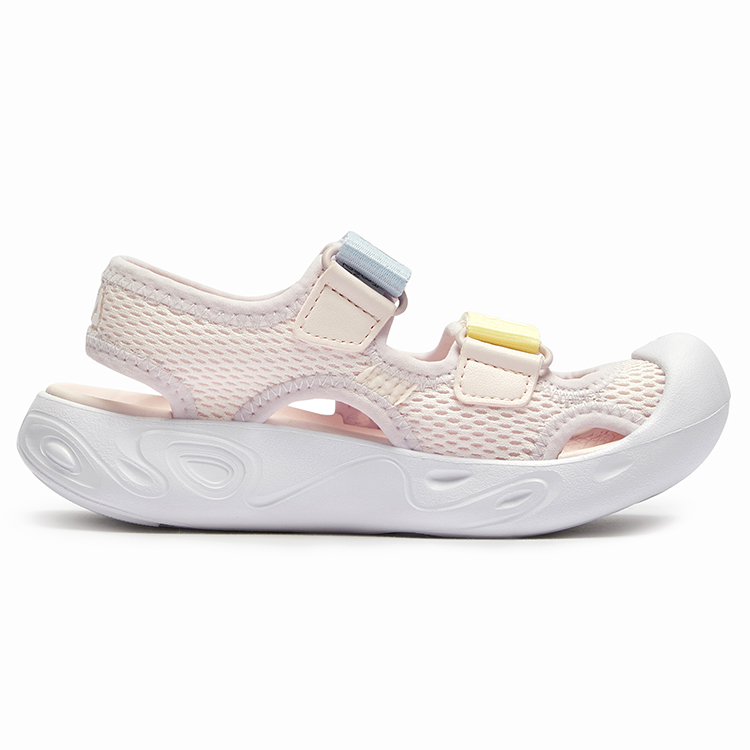FILA KIDS Детские сандалии с низким верхом, нескользящие и дышащие, нежно-розовые, для детей от 3 до 7 лет — фото 2