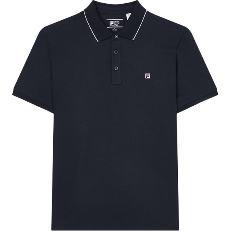 

FILA Современная классическая поло легендарного синего цвета Legend Blue, Синий, FILA Современная классическая поло легендарного синего цвета Legend Blue