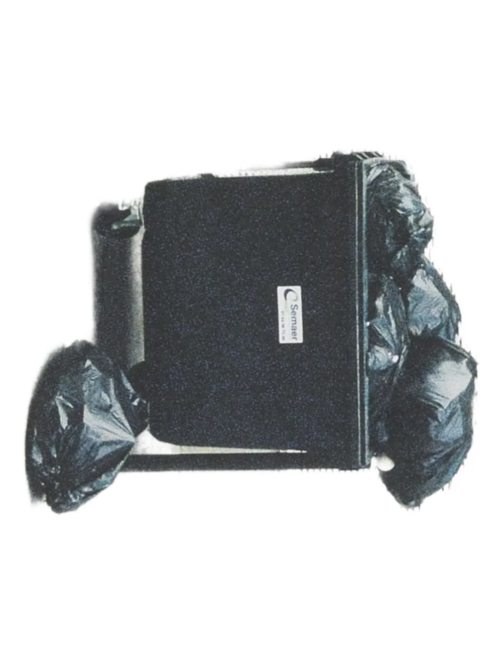 

Юбка-карандаш с графическим принтом «городская улица» Issey Miyake, синий