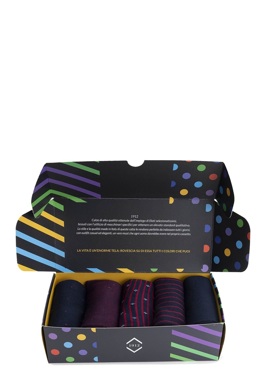 

Носки выше колена ELEGANT 5 PACK Ciocca, красный