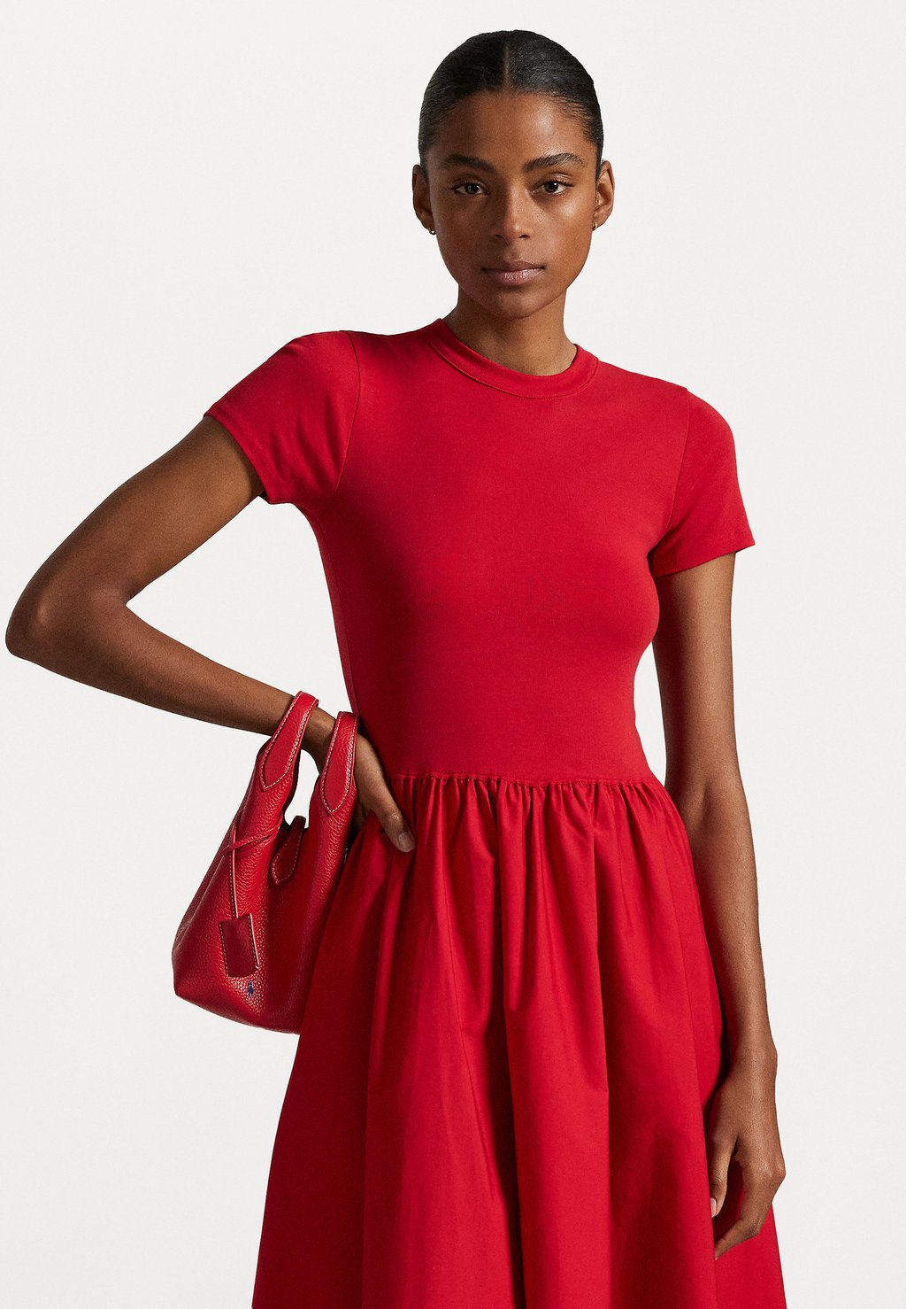 

Платье из джерси Polo Ralph Lauren, красный