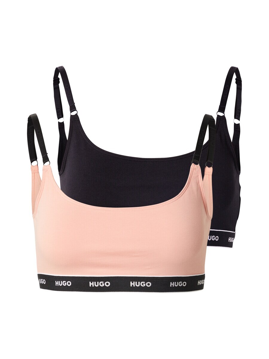 

Бюстгальтер HUGO Bralette Bra, цвет light pink/black